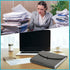 Harloon 2 Pack Expanding File Folder with 24 Pockets, Cover Labels, Organizer for A4 Paper Document Storage (Gray, Dark