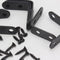XVTHOAKU 20PCS Stainless Steel L Right Angle Support Brackets 1.57x1.57 Inch Includes 80