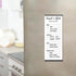 Hebayy 100 Pages Food&Shit Magnetic Back Funny Grocery List Planner Note Pad for Fridge Locker (3" x 8")