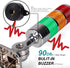 12-24V LED Stack Tower Lights, Industrial Warning Lights, Column Signal Tower Indicator Lamp with Buzzer
