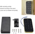 Smart Touchscreen Electronic Password Lock Secure Encrypt, Easy Installation for TV, Bedside cabinets, Drawers