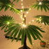 Setups Artificial Palms Tree with LED Light Decorative Table Lamp Decoration for Outdoor Indoor Party Backyard Deck
