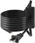 VSEER 3A/120V, (6FT) Lamp Power Cord with On/Off Switch UL Certified Lamp Wire with Molded Plug, Stripped Ends Ready