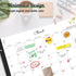 Gannyfer Large Desk Calendar 2024-2025 - 18 Month Calendar Jan 2024 - Jun 2025, 22" x 17" Desktop Pad Calendar, Greenery Office Supplies Perfect for Planning and Organizing In Home, School or Office by Gannyfer