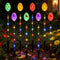Quivorant 8 PCS Solar Easter Eggs Stake Lights, IP65 Waterproof Multicolor Outdoor Easter