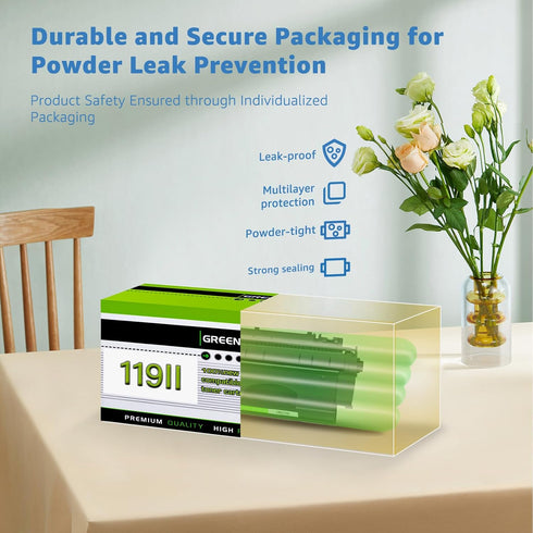 greencycle 119II Compatible Toner Cartridge Replacement for Canon 119 II (Universal CE505X/CF280X) for ImageClass