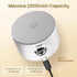 3CCT Dimmable, 360Rotation White-1 Pack LED Wall Mounted Lamps, Battery Operated Rechargeable Wall Lights,