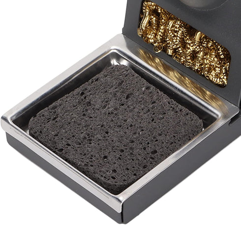 T12 Zunate Soldering Iron Stand With Anti Static Design, Metal Holder With Tip Storage Holes, Zinc Alloy Base