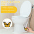 2 Pack Honeydak Toilet Bolt Caps Decorative Butterfly Toilet Bolt Screw Covers Cute Ceramic Bathroom Decor Fun Themed