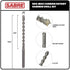 Sabre Tool SDS MAX Rotary Hammer Drill Bit 5/8 Inch x 13 Inch, U-Flute, Carbide Tipped for Brick, Stone, Concrete