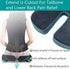 HxLmn Tailbone 10-Inch U-Cutout,Large-18"x16"x3",Coccyx,Sciatica Pain Relief Office Chair Cushion Extended Pain Relief