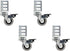 Shepherd Hardware 8126E Swivel Corner Caster, Gray