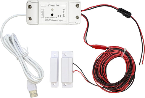 Yitouniu Tuya Smart WiFi 5V garage door opener controller Garage Open Close Monitor,wireless