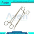 Avon Surgical Pack 2pcs (6.25 Inches) of - Hemostat Clamp Forceps with Serrated Jaws, Curved + Straight, Autoclave-Safe