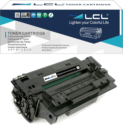 LCL Compatible Toner Cartridge for HP 51A Q7551A P3005 P3005D P3005N P3005DN P3005X (1-Pack Black)