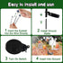 2 Pack Halloween Solar Lights Outdoor Waterproof Solar Scary Eyeball Lights, Green Eyeball Swaying Firefly Lights