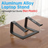 GleYo 10-16" Laptop Stand for Desk Detachable Aluminum Computer Riser Portable Metal Notebook Printer Stand Holder
