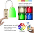 Bathroom,12 HONWELL Wall Lamp Wireless Battery LED Wall Sconces Indoor Multi Color Wall Sconce Light Fixture for Room