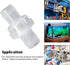 5 Pcs 1/2" Plastic Check Valve, 12mm One Way Non Return Valve for Fuel Gas Air Liquid