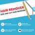 Carpet Rake and Lint Remover, Pet Hair Remover for Carpets, Couch, Furniture & Rug (Blue)