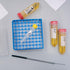 PATIKIL 81 Well Polycarbonate Freezer Boxes, 1 Pcs Tube Rack for 2.0ML Tubes Vials Samples, Green