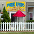 Sign Destination 4 Grommets 24x48Inches Vinyl Banner Multiple Sizes Pork Rinds Outdoor Advertising Printing A