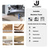 1/4" 1-1/8" 3",Carbide Compression Spiral Flush Trim Router Bit with Double Ball Bearing, Shank Cutting Length Extra