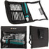 9pcs/set Precision Multi-Bit Screwdriver Set - Strong Magnetic 1/4" Hex Shank Slotted Phillips Head Kit with Rubber