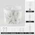 CCKZQYR 15 3 Bulb Plug in Pendant Light, FT Hanging Lamp with Plug in Cord, On/Off Switch, Flower Fabric Shade, Color