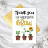 Supoeguk Funny Thank You Card for Teacher, Cute Appreciation Card for Teacher Mom, Teachers Day Card, Gift for Teacher