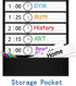 ZKOO Daily Schedule Pocket Chart, School Smart with 18 Blank Double-Sided Reusable Cards, 13+1 Pocket (Black)