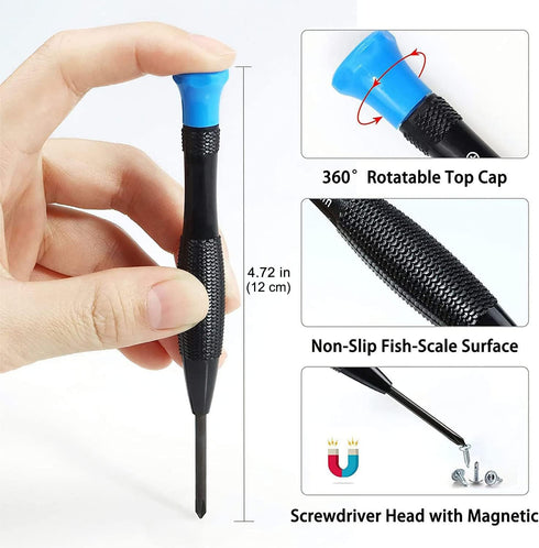 21-Piece Pry Tool Screwdriver Set, Multiple Functions Repair Tool Kit for iPhones, iPads, Laptops