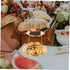 HEALLILY Stainless Steel Seafood Display Tray for Buffet Sashimi Oysters Gold Platter Deep Plates Elegant Food Serving