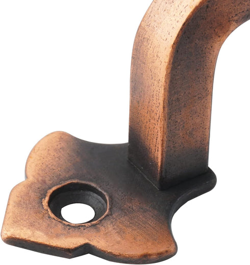 OVOV 2 Pack Barn Door Pull Handle Hardware for Wooden Garden Gate Shed Cabinet Door (Copper)