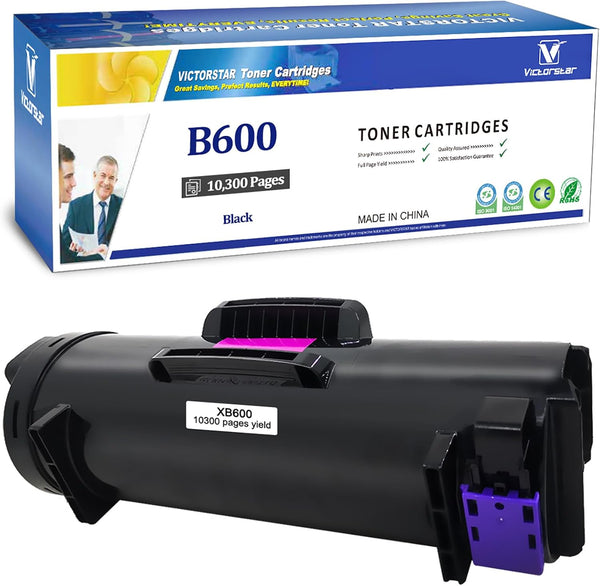 VICTORSTAR Remanufactured Toner Cartridge B600 B605 B610 B615, Black Standard Capacity for Xerox Versalink Printers