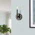 51171-46, Livex Lighting, Copenhagen, Single ADA Sconce, Black Chrome