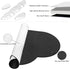 JIKIOU Large Waterproof Cloud Mouse Pad with Cloud Keyboard and Mouse Wrist Pad Set, Ergonomic Support, White