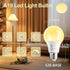 TJOY 6 Pack A19 LED Light Bulbs, 60 Watt Equivalent LED Bulb, Efficient 9W, Soft Warm White 2700K, E26 Standard Base, Non Dimmable Energy Saving Light Bulb, 800LM, 80+ CRI, 120V, UL Listed by TJOY