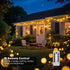 25ft 20 Bulbs Dimmable Bulb Outdoor String Lights Plug in, LED Hanging Patio Lights with Timer & Remote, Globe