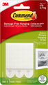 Command Picture Hanging Strips, Medium, White, 3-Pairs (17201-ES)