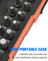ROTATION 44pc Bit Set, 1/4 Mini Ratchet Offset Screwdriver, Portable Case, CR-V Steel, Multi Hex/Phillips Bits