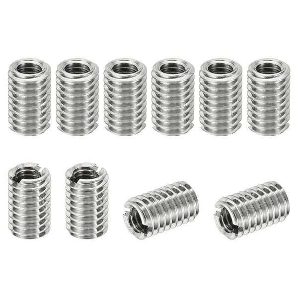 PATIKIL 10 Pcs Thread Adapters Sleeve Reducing Nut, M6*1 Male to M4*0.7 Female Stainless Steel Fastener
