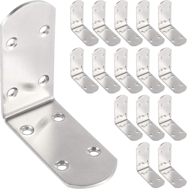 KEILEOHO 16 PCS Heavy Duty L Brackets, 3 x 3 Inch L