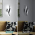 6000K 1 Pack, 6000K) CANEOE Modern LED Wall Sconce Black Indoor Wall Light Fixtures Acrylic Wall Sconce Lighting