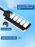 6500K IP67Waterfroof, 240PCS 5730LEDs Solar Street Light Outdoor Solar Flood Lights Outdoor Dusk to Dawn, Security