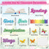 gisgfim Reading Bulletin Board Decorations Set Classroom Butterfly Bulletin Board Borders Cutouts Reading Gives Your Imagination Wings Back to School Bulletin Board Craft Home Library Wall Decor by gisgfim