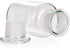2 Packs 250ml Glass Reagent Bottle, Lab Wide Mouth Bottle with Glass Ground Stopper, Clear