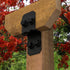 Ozco Building Products 51775 Ironwood 4-inch Post to Beam Connector, Black (2 per Pack)