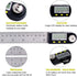 Delgada 200mm/8 Inches Digital Angle Finder Ruler - Stainless Steel Protractor for Woodworking and Construction