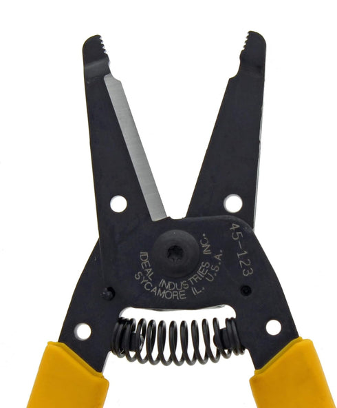IDEAL Electrical 45-123 T-Cutter Wire Cutter, Spring Loaded Steel Pliers
